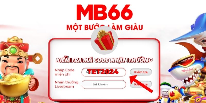 Cách nhập ưu đãi Tết tại trang web nhà cái