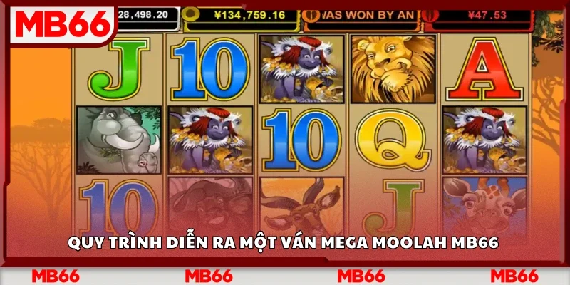 Quy trình chơi một ván Mega Moolah Mb66   